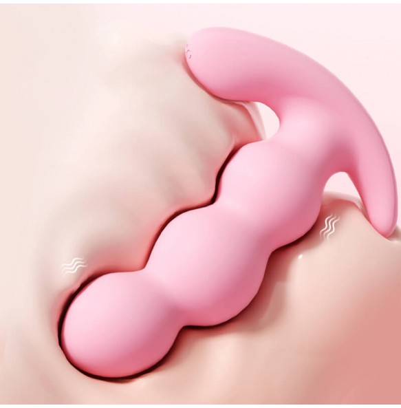 MizzZee - CherryBead Wearable Anal Plug (Support APP Mini Programs - Chargeable)